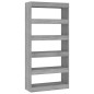 vidaXL Estantería/divisor madera ingeniería gris Sonoma 80x30x166 cm vidaXL Estantería/divisor madera ingeniería gris Sonoma 80x30x166 cm