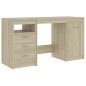 vidaXL Escritorio de madera de ingeniería roble Sonoma 140x50x76 cm vidaXL Escritorio de madera de ingeniería roble Sonoma 140x50x76 cm