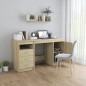 vidaXL Escritorio de madera de ingeniería roble Sonoma 140x50x76 cm vidaXL Escritorio de madera de ingeniería roble Sonoma 140x50x76 cm