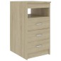 vidaXL Escritorio de madera de ingeniería roble Sonoma 140x50x76 cm vidaXL Escritorio de madera de ingeniería roble Sonoma 140x50x76 cm