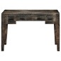 vidaXL Escritorio de madera maciza de mango negro 110x50x75 cm vidaXL Escritorio de madera maciza de mango negro 110x50x75 cm
