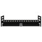 vidaXL Estructura de cama niños con cajones madera pino negro 80x200cm