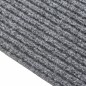 vidaXL Alfombra felpudo atrapasuciedad gris 100x100 cm vidaXL Alfombra felpudo atrapasuciedad gris 100x100 cm