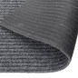 vidaXL Alfombra felpudo atrapasuciedad gris 100x100 cm vidaXL Alfombra felpudo atrapasuciedad gris 100x100 cm