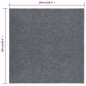 vidaXL Alfombra felpudo atrapasuciedad gris 100x100 cm vidaXL Alfombra felpudo atrapasuciedad gris 100x100 cm