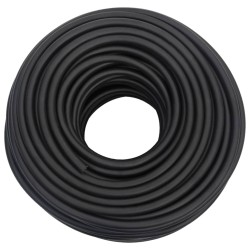vidaXL Manguera de aire híbrida caucho y PVC negro 15 mm 20 m