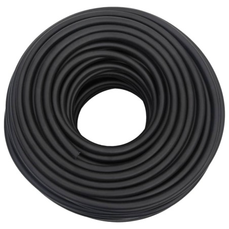 vidaXL Manguera de aire híbrida caucho y PVC negro 15 mm 20 m
