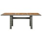 vidaXL Set comedor jardín 9 pzas y cojines ratán sintético gris claro vidaXL Set comedor jardín 9 pzas y cojines ratán sintético gris claro