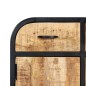 vidaXL Aparador de madera maciza de mango y hierro 60x30x75 cm vidaXL Aparador de madera maciza de mango y hierro 60x30x75 cm