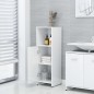 vidaXL Juego muebles de baño 3 piezas madera ingeniería blanco brillo vidaXL Juego muebles de baño 3 piezas madera ingeniería blanco brillo