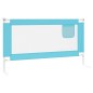 vidaXL Barandilla de seguridad cama de niño azul tela 150x25 cm vidaXL Barandilla de seguridad cama de niño azul tela 150x25 cm