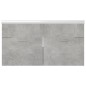 vidaXL Mueble con lavabo madera de ingeniería gris hormigón vidaXL Mueble con lavabo madera de ingeniería gris hormigón