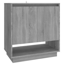 vidaXL Aparador de madera de ingeniería gris Sonoma 70x41x75 cm