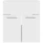 vidaXL Mueble con lavabo madera de ingeniería blanco y roble Sonoma vidaXL Mueble con lavabo madera de ingeniería blanco y roble Sonoma