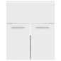 vidaXL Mueble con lavabo madera de ingeniería blanco y roble Sonoma vidaXL Mueble con lavabo madera de ingeniería blanco y roble Sonoma