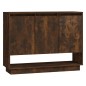 vidaXL Aparador de madera de ingeniería roble ahumado 97x31x75 cm vidaXL Aparador de madera de ingeniería roble ahumado 97x31x75 cm