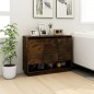 vidaXL Aparador de madera de ingeniería roble ahumado 97x31x75 cm vidaXL Aparador de madera de ingeniería roble ahumado 97x31x75 cm