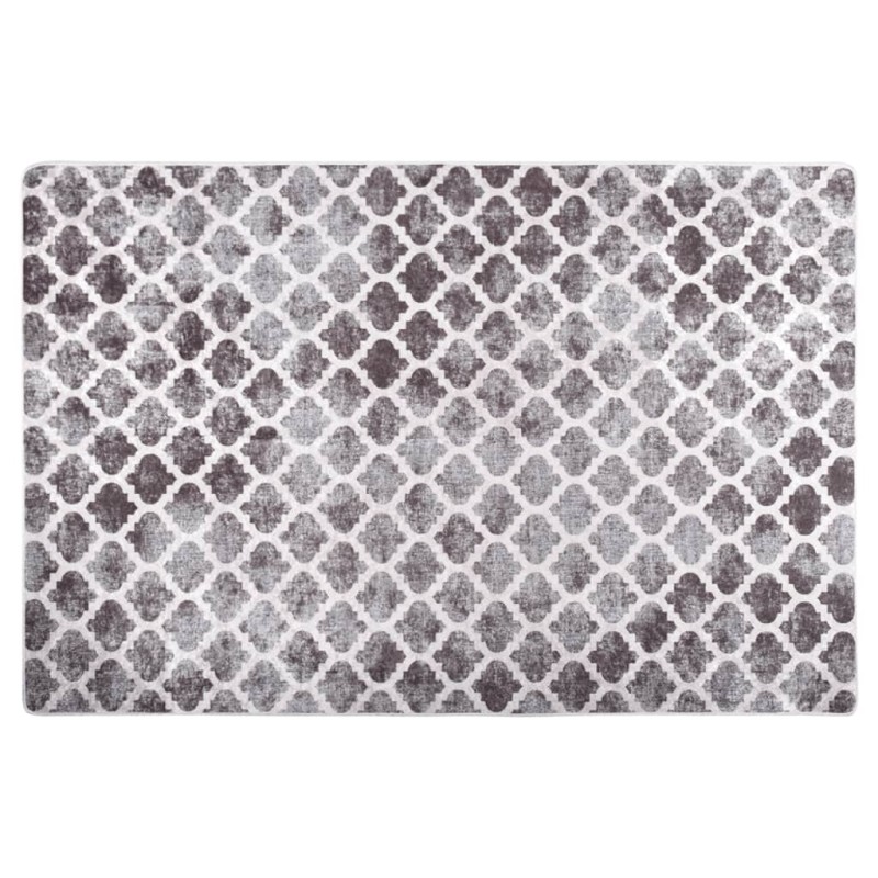 vidaXL Alfombra lavable patchwork antideslizante multicolor 80x150 cm