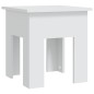 vidaXL Mesa de centro madera de ingeniería blanca 40x40x42 cm vidaXL Mesa de centro madera de ingeniería blanca 40x40x42 cm