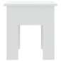 vidaXL Mesa de centro madera de ingeniería blanca 40x40x42 cm vidaXL Mesa de centro madera de ingeniería blanca 40x40x42 cm