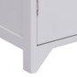 vidaXL Mueble de baño madera de paulownia blanco 46x24x116 cm vidaXL Mueble de baño madera de paulownia blanco 46x24x116 cm