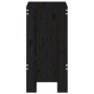 vidaXL Taburetes de cocina 2 uds madera maciza pino negro 40x36x75 cm vidaXL Taburetes de cocina 2 uds madera maciza pino negro 40x36x75 cm