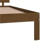 vidaXL Estructura de cama madera maciza de pino marrón miel 140x200 cm vidaXL Estructura de cama madera maciza de pino marrón miel 140x200 cm
