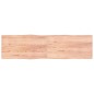 vidaXL Tablero mesa madera tratada borde natural marrón 220x60x(2-4)cm vidaXL Tablero mesa madera tratada borde natural marrón 220x60x(2-4)cm