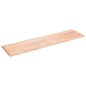 vidaXL Tablero mesa madera tratada borde natural marrón 220x60x(2-4)cm vidaXL Tablero mesa madera tratada borde natural marrón 220x60x(2-4)cm
