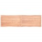 vidaXL Tablero mesa madera tratada borde natural marrón 220x60x(2-4)cm vidaXL Tablero mesa madera tratada borde natural marrón 220x60x(2-4)cm