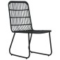 vidaXL Juego de comedor para jardín 7 piezas ratán sintético y vidrio vidaXL Juego de comedor para jardín 7 piezas ratán sintético y vidrio
