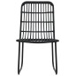 vidaXL Juego de comedor para jardín 7 piezas ratán sintético y vidrio vidaXL Juego de comedor para jardín 7 piezas ratán sintético y vidrio