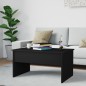 vidaXL Mesa de centro madera contrachapada negra 80x50,5x41,5 cm vidaXL Mesa de centro madera contrachapada negra 80x50,5x41,5 cm