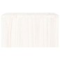 vidaXL Soporte de monitor madera maciza de pino blanco 50x27x15 cm vidaXL Soporte de monitor madera maciza de pino blanco 50x27x15 cm