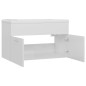 vidaXL Mueble con lavabo madera de ingeniería blanco brillante vidaXL Mueble con lavabo madera de ingeniería blanco brillante