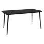 vidaXL Juego de comedor para jardín 7 piezas ratán sintético y vidrio vidaXL Juego de comedor para jardín 7 piezas ratán sintético y vidrio