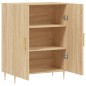 vidaXL Aparador de madera de ingeniería roble Sonoma 69,5x34x90 cm vidaXL Aparador de madera de ingeniería roble Sonoma 69,5x34x90 cm