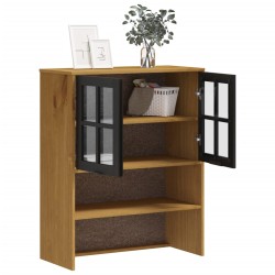 vidaXL Mueble superior de aparador con puertas vidrio FLAM madera pino