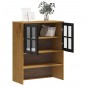 vidaXL Mueble superior de aparador con puertas vidrio FLAM madera pino vidaXL Mueble superior de aparador con puertas vidrio FLAM madera pino