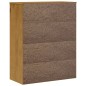 vidaXL Mueble superior de aparador con puertas vidrio FLAM madera pino vidaXL Mueble superior de aparador con puertas vidrio FLAM madera pino