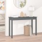 vidaXL Mesa consola madera maciza de pino gris 110x40x75 cm vidaXL Mesa consola madera maciza de pino gris 110x40x75 cm