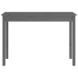 vidaXL Mesa consola madera maciza de pino gris 110x40x75 cm vidaXL Mesa consola madera maciza de pino gris 110x40x75 cm