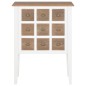 vidaXL Aparador de madera maciza blanco 54x30x80 cm vidaXL Aparador de madera maciza blanco 54x30x80 cm