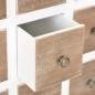 vidaXL Aparador de madera maciza blanco 54x30x80 cm vidaXL Aparador de madera maciza blanco 54x30x80 cm