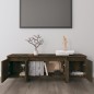 vidaXL Mueble de TV madera contrachapada roble ahumado 120x30x40,5 cm