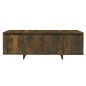 vidaXL Mueble de TV madera contrachapada roble ahumado 120x30x40,5 cm