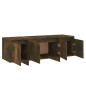 vidaXL Mueble de TV madera contrachapada roble ahumado 120x30x40,5 cm