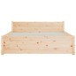vidaXL Estructura de cama madera maciza 140x200 cm