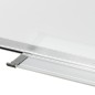 vidaXL Pizarra magnética de borrado en seco acero blanco 90x60 cm vidaXL Pizarra magnética de borrado en seco acero blanco 90x60 cm