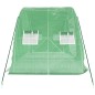 vidaXL Invernadero con estructura de acero verde 10 m² 5x2x2,3 m vidaXL Invernadero con estructura de acero verde 10 m² 5x2x2,3 m